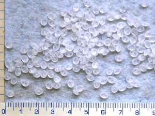 Korálky dvoudírkové, bílý mat,twin - preciosa, cca180ks, 10g