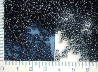 Rokajl, PRECIOSA, šedý čirý,velikost 10/0,balení 50g