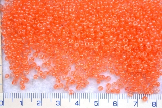 Rokajl, PRECIOSA, oranžový čirý,velikost 9/0, balení 50g