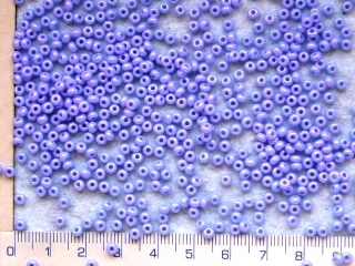 Rokajl, PRECIOSA, modrý perleťový,velikost 8/0, balení 50g