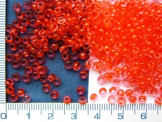 Rokajl, PRECIOSA,růžový čirý, velikost 7/0, balení 50g