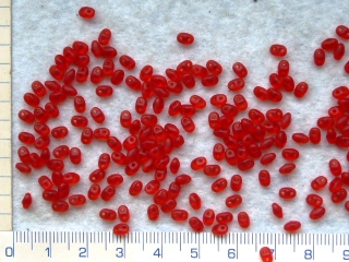 MATUBO miniDUO,2x4mm,červená mat,cca220ks-10g