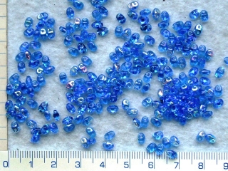 MATUBO miniDUO,2x4mm,modrá čirá s AB,cca220ks-10g