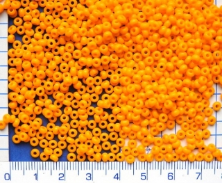 Rokajl, PRECIOSA, sv.oranžový sytý,velikost 5/0, balení 50g