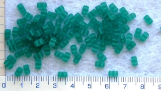 MATUBO Rulla, zelené mat,3x5mm,10g-cca98ks