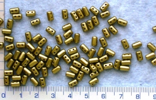 MATUBO Rulla, zelené perleťové,3x5mm,10g-cca98ks