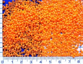 Rokajl, PRECIOSA, oranžový perleťový, 10/0, balení 50g