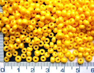 Rokajl, PRECIOSA, žlutý perleťový,velikost 6/0,balení 50g