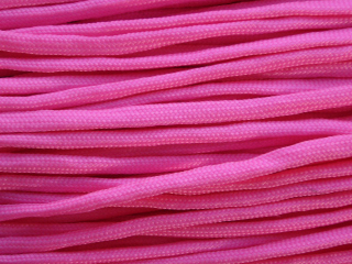 PARACORD růžová, 4mm, 1m