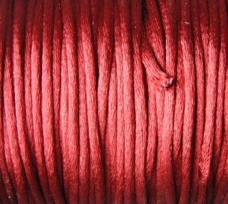 /Šňůrka, povoskovaná, bordo, průměr 2mm,1m