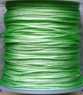 /Šňůrka, nylonová zelená.0,8mm,5m