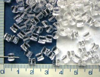 PRECIOSA Pellet™,4x6mm,barva čirá 00030,30ks