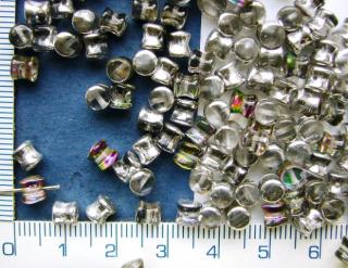 PRECIOSA Pellet™,4x6mm,barva čirá s AB 29436,30ks