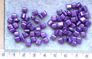 PRECIOSA KARO™fialové kovové, 5x5mm, cca94ks-10g