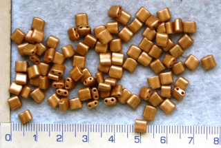 PRECIOSA KARO™zlaté mat, 5x5mm, cca94ks-10g