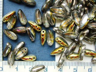 Chilli Preciosa,šedočirý s hnědým pokovem/00030-28001/4x11mm,20ks