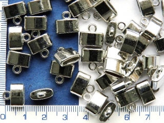 Kaplík vlepovací koncovka široká,12x11x5mm, otvor3x9mm,1ks