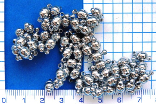 Magnetické zapínaní barva platina,5x11mm,velmi pevné,1pár