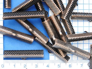 Zakončení lanka,širších šňůrek..,8x35mm,barva měď,1ks