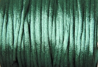 šňůrka nylonová tm.zelená 2mm,1m