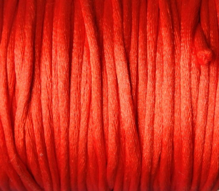 šňůrka nylonová červená 0,5mm,10m