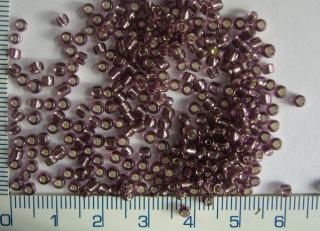 Rokajl, světle fialová s průtahem, 3mm, 20g