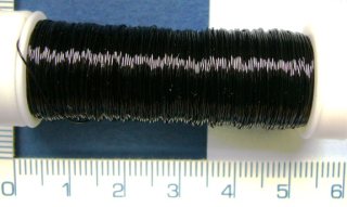 Drátek 0,3mm, výhodné balení, 20m, barva černá