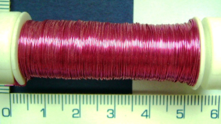 Drátek 0,3mm, výhodné balení, 20m, barva růžová