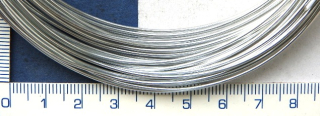 Drátek 1mm, hliník barva stříbrná,10m
