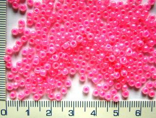 Skleněné korálky TOHO, Toho round ceylon hot pink 8/0,10g