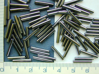 Tyčky, PRECIOSA, ,hematitová,13mm, 10g, cca 100ks