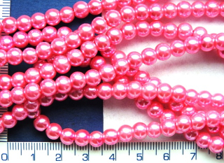 Voskovky, 12mm, růžová lesklá, 20g-cca9ks