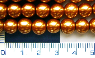 Voskovky, 10mm, zlatá, lesklá, cca16ks-20g