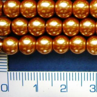 Voskovky, 6mm, zlatá lesklá, cca65ks-20g