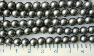 Voskovky, 6mm, tmavá šedá, mat, cca72ks-20g