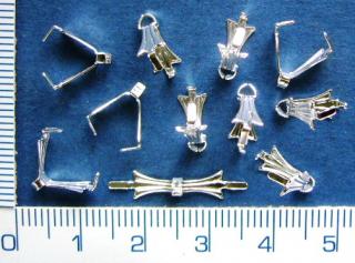 /Šlupna, 10mm, stříbrná barva, 1ks