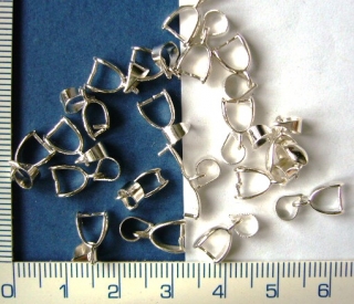 /Šlupna menší 11mm, barva platina, 1ks