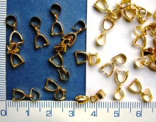 /Šlupna menší,barva zlatá,15x5mm, 1ks