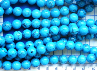 Kameny, tyrkenit kulička 10mm,1ks