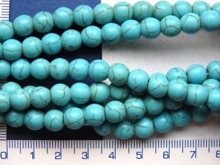 Kameny, tyrkenit kulička 8mm,1ks
