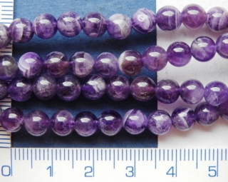 ametyst kulička 6mm,1ks