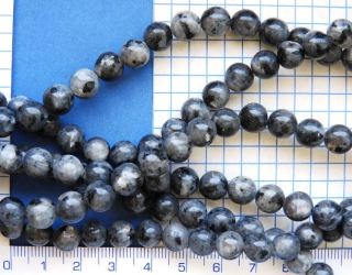 Opracovaný kámen, labradorit kulička, 6mm,1ks