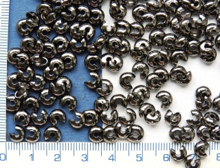 krytka na zamačkávací rokajl,barva antracit5x6mm, 1ks