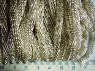 Komponenty,hadí řetízky, barvastříbrná,2,4mm,1m