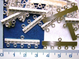 Ramínka, barva stříbrná,5oček,31mm,1ks