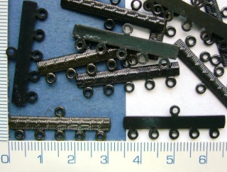 Ramínka, barva černá,5koleček,1ks